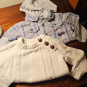 Old Navy Cream Cable Knit Sweater for Kids